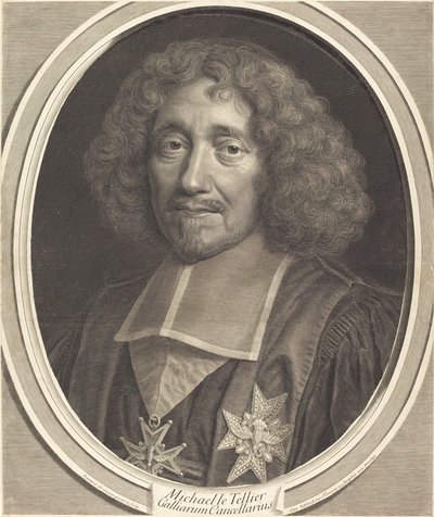 Kancléř Michel Le Tellier od Robert Nanteuil
