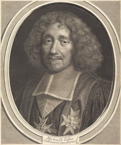Kancléř Michel Le Tellier od Robert Nanteuil