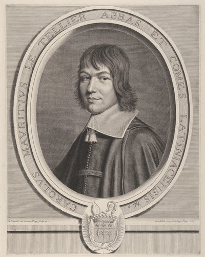 Charles-Maurice Le Tellier, 1663. od Robert Nanteuil
