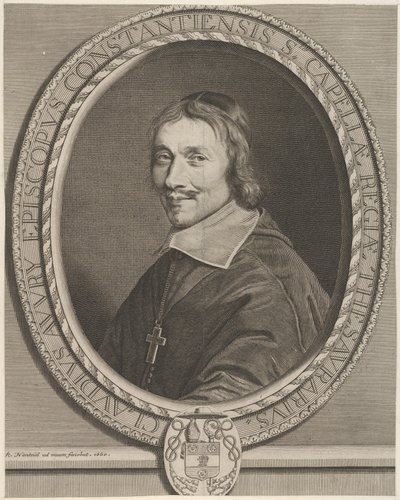 Claude Auvry, 1660. od Robert Nanteuil