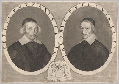 Dvojportrét Pierra a Jacquese Dupuyových, ca. 1648-49. od Robert Nanteuil