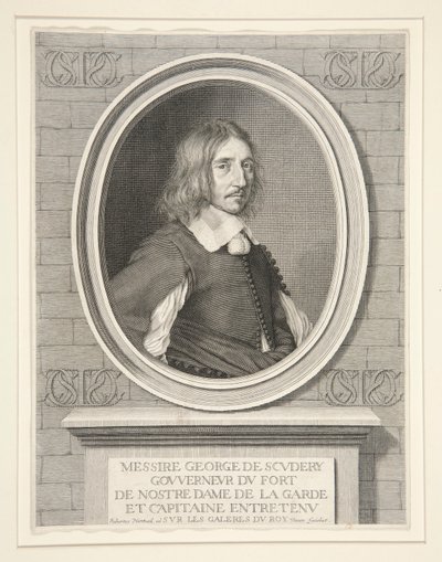 Georges de Scud?ry, autor, člen Akademie (1601-1668) od Robert Nanteuil