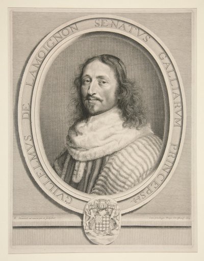 Guillaume de Lamoignon, markýz z Baville od Robert Nanteuil