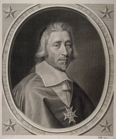 Hardouin de Péréfixe de Beaumont, pařížský arcibiskup. 1665. od Robert Nanteuil