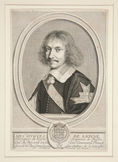 Hugues de Lionne, markýz z Berni (1611-1671) od Robert Nanteuil