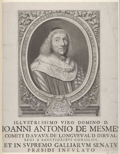 Jean-Antoine de Mesmes, 1658. od Robert Nanteuil