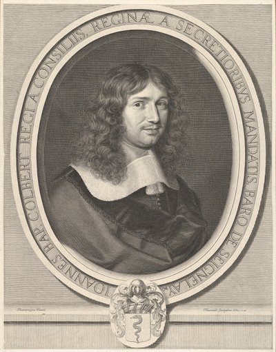 Jean-Baptiste Colbert, 1660. od Robert Nanteuil