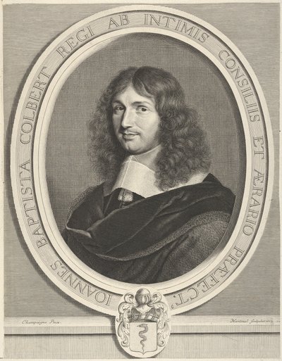 Jean-Baptiste Colbert, 1662. od Robert Nanteuil