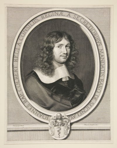 Jean-Baptiste Colbert, generální kontrolor financí od Robert Nanteuil