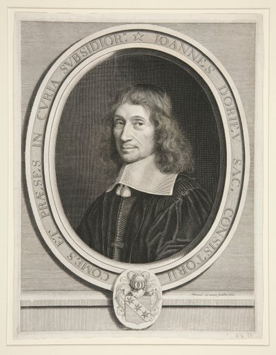 Jean Dorieu, předseda soudu pro AIDS (1596-1679) od Robert Nanteuil