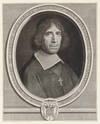 Jean de Montpezat de Carbon, arcibiskup z Bourges, poté ze Sens (arcibiskup z Bourges, poté ze Sens) od Robert Nanteuil