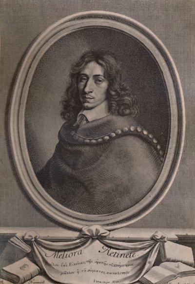 John Evelyn, anglický spisovatel, zahradník a deník, c1650 1894 od Robert Nanteuil