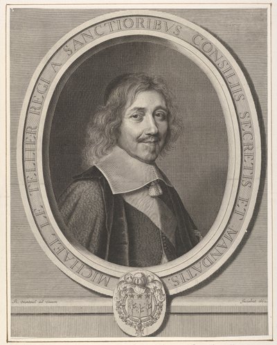 Kancléř Michel IV Le Tellier, 1662. od Robert Nanteuil