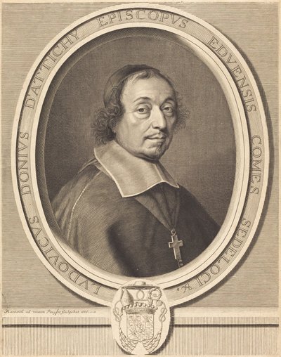 Louis Doni z Attichy od Robert Nanteuil
