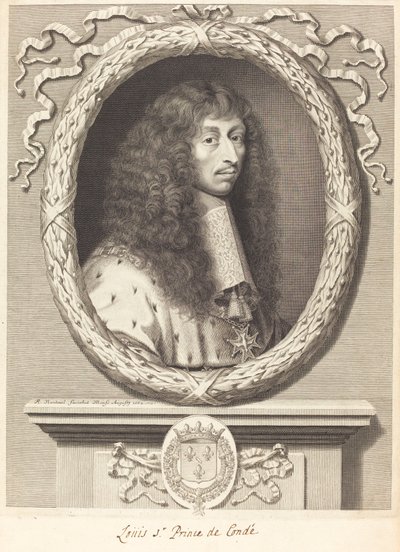 Louis II, princ z Conde od Robert Nanteuil