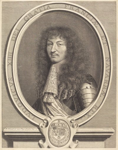 Ludvík XIV od Robert Nanteuil