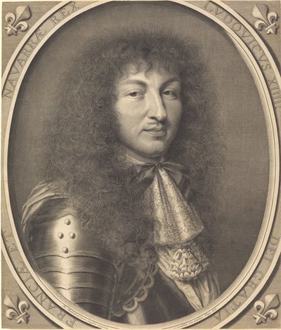 Ludvík XIV od Robert Nanteuil