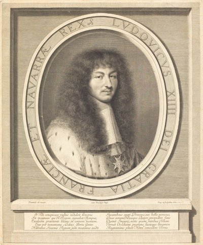 Ludvík XIV od Robert Nanteuil