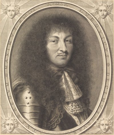 Ludvík XIV od Robert Nanteuil
