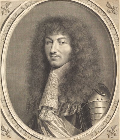 Ludvík XIV od Robert Nanteuil
