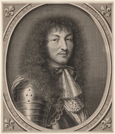 Ludvík XIV od Robert Nanteuil