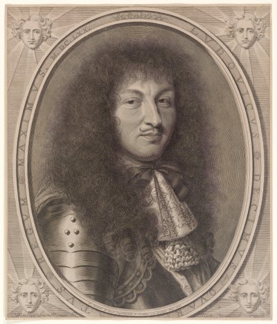 Ludvík XIV od Robert Nanteuil