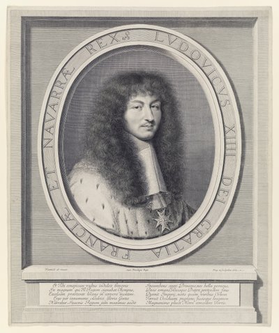 Ludvík XIV od Robert Nanteuil