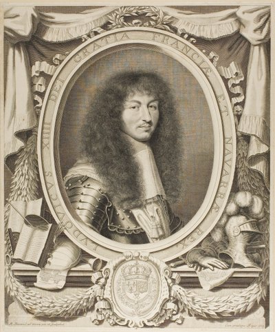 Ludvík XIV. od Robert Nanteuil