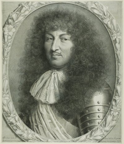Ludvík XIV. od Robert Nanteuil