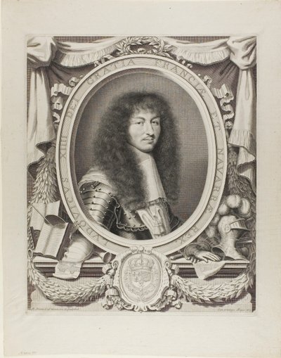 Ludvík XIV. od Robert Nanteuil