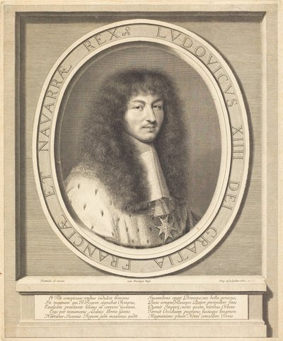 Ludvík XIV. od Robert Nanteuil