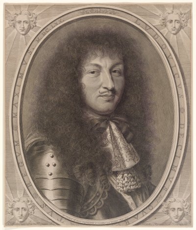 Ludvík XIV. od Robert Nanteuil