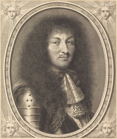 Ludvík XIV. od Robert Nanteuil