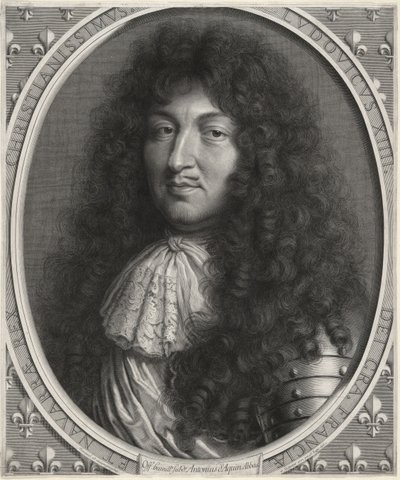 Ludvík XIV., francouzský král (1638-1678) od Robert Nanteuil