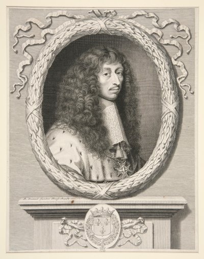Louis de Bourbon, jménem II., princ z Cond?, přezdívaný? Monsieur le Prince (Louis II de Bourbon, princ z Cond?, přezdívaný Mister Prince) (1621-1686) od Robert Nanteuil