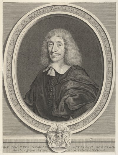 Melchior de Gillier, 1652. od Robert Nanteuil