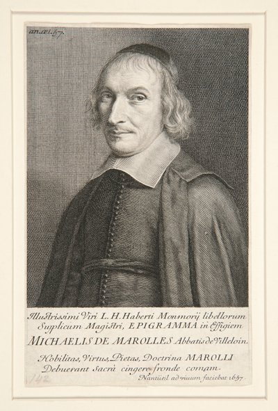 Michael z Marolles (1600-1681) od Robert Nanteuil