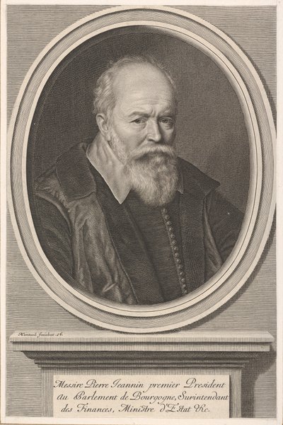 Pierre Jeannin, ca. 1656. od Robert Nanteuil
