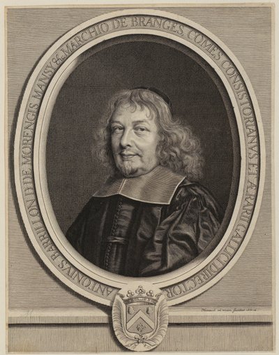 Portrét Antoina Barillona [Barrillona] od Robert Nanteuil