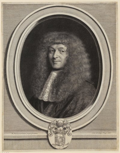 Portrét Honoré Courtina od Robert Nanteuil