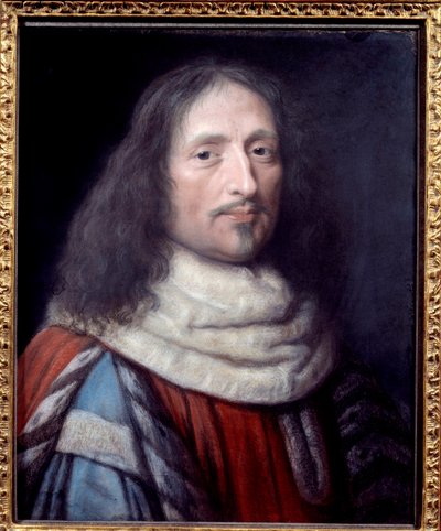 Portrét Guillauma de Lamoignon (1617-1677) První předseda parlamentu Paříže Obraz Roberta Nanteuila (1623-1678) Paříž 17. století, Musee Carnavalet od Robert Nanteuil