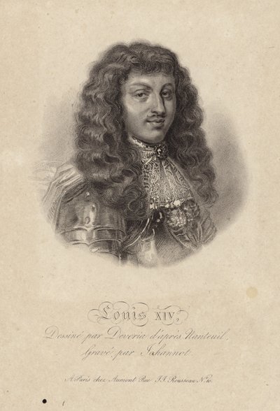 Portrét krále Ludvíka XIV od Robert Nanteuil