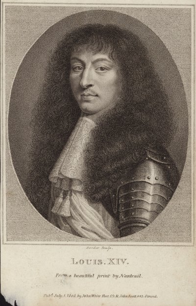 Portrét francouzského krále Ludvíka XIV. od Robert Nanteuil