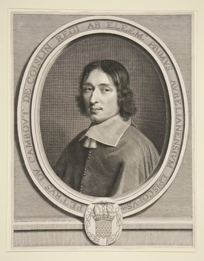Portrét kardinála de Coislin od Robert Nanteuil
