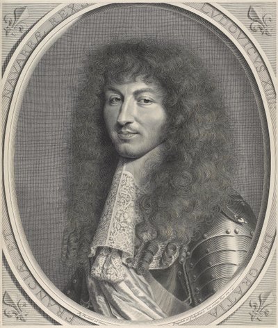 Portrét Ludvíka XIV od Robert Nanteuil