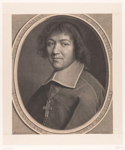 Portrét Charles-Maurice Le Tellier Protože. Maur. Le Tellier (...) (název na objektu) od Robert Nanteuil