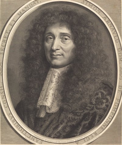 Simon Arnauld, markýz z Pomponne od Robert Nanteuil