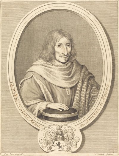 Jean de Mesgrigny od Robert Nanteuil after Jean Daret