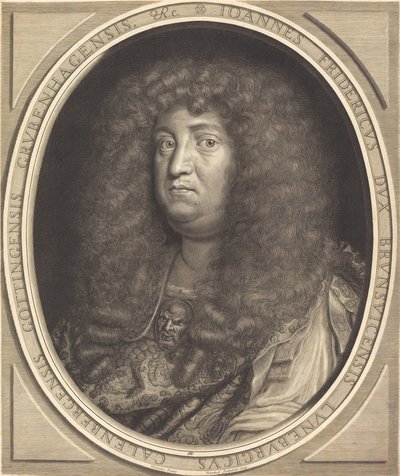 Jean-Frederic, vévoda z Brunswick-Lunebourg (Hannover) od Robert Nanteuil after Jean Michelin