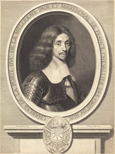 maršál de La Meilleraye od Robert Nanteuil after Justus van Verus
